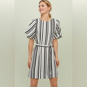 H&M | Shift Dress with Tie Belt  | Size: US 2